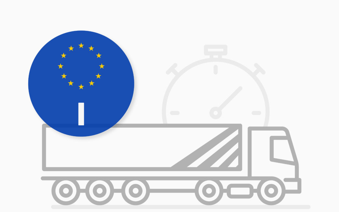 Transporte internacional de mercancía paletizada con Italia